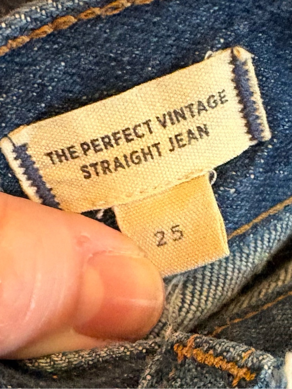 Madewell The Perfect Vintage Straight Jean in Greenhaven Wash, Seamed Version - Picture 9 of 9